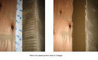 Passivhau refurb - taping detial
